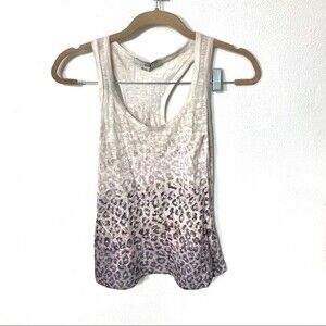 XXI shirt womens purple ombré animal print tank top small